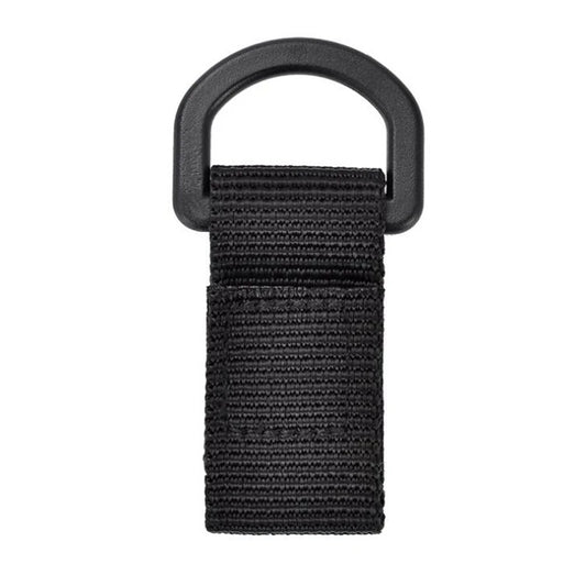 Tactical Nylon Molle Webbing Belt Clip - D-Ring Carabiner Keychain Hook